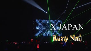 X Japan - Rusty Nail（HD 復活後映像のみ 歌詞付き）