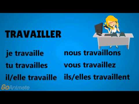 French with Adél - verbe TRAVAILLER