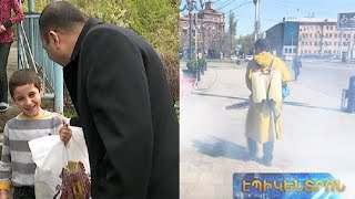 «Գ.Ծառուկյան» հիմնադրամը սոցիալական օգնություն է բաժանել Էրեբունիում, ախտահանել Երևանի փողոցները
