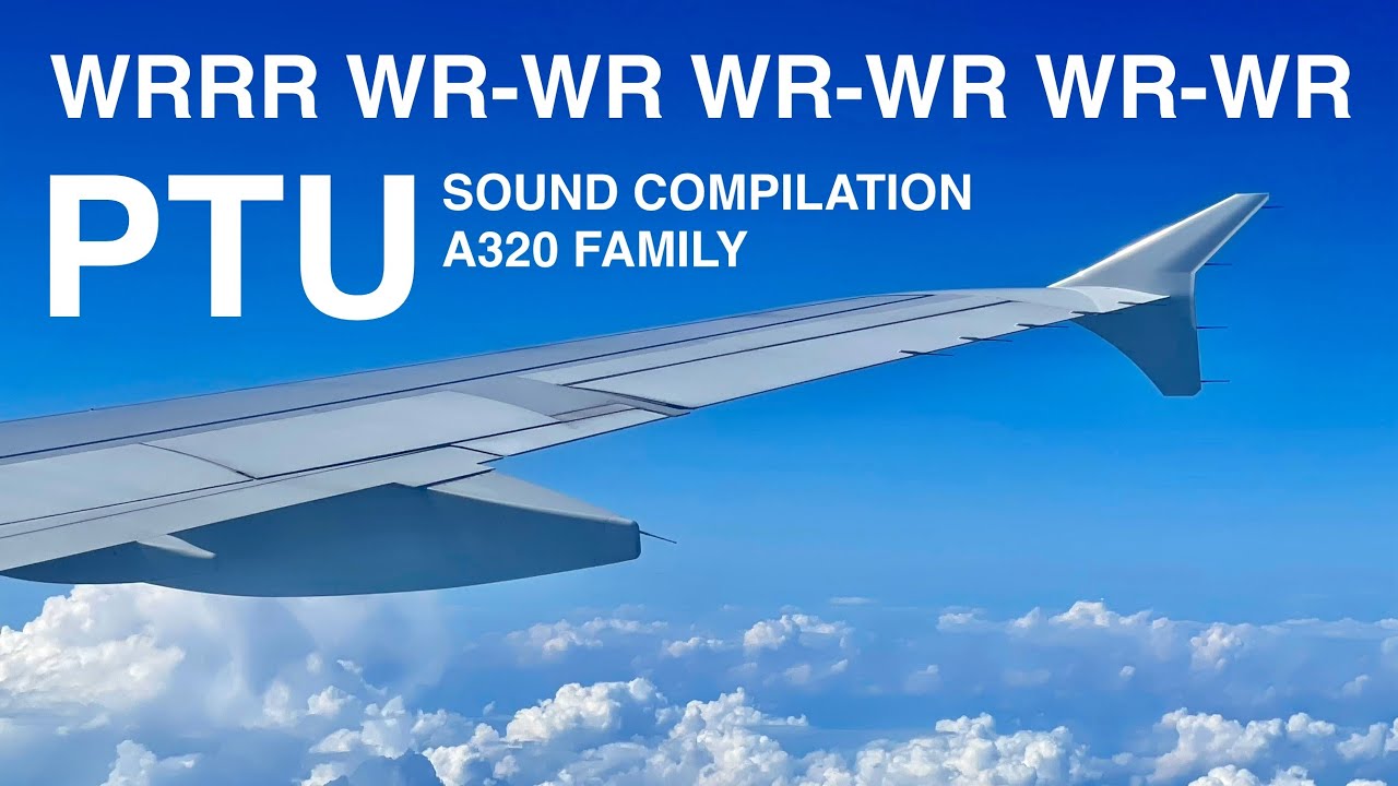 Airbus A320 Barking Dog PTU Sound | Ultimate Compilation | 4K