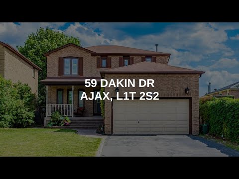 59 Dakin Dr | Ajax Real Estate