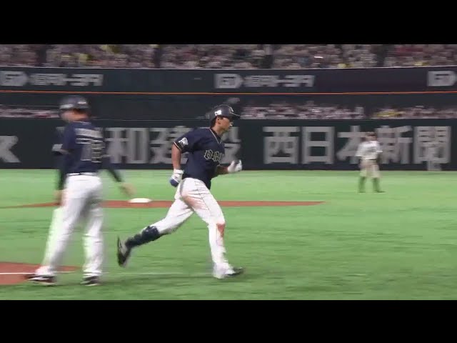 【7回表】レフトスタンド上段まで運んだバファローズ・西村の第2号ホームラン!! 2018/8/3 H-Bs