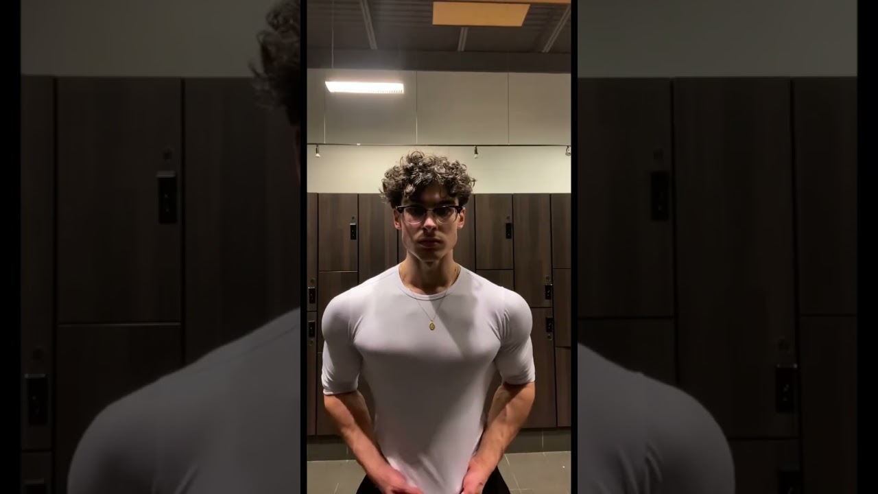 White compression long sleeve🫣 #cbum #gymmotivation #andrewtate #zyzz #motivation #shredded #baki