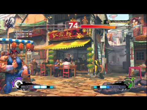 SSF4 AE 2012 Cafeid RoseCarl Seth VS toro1006t T.Hawk  Ranked Match