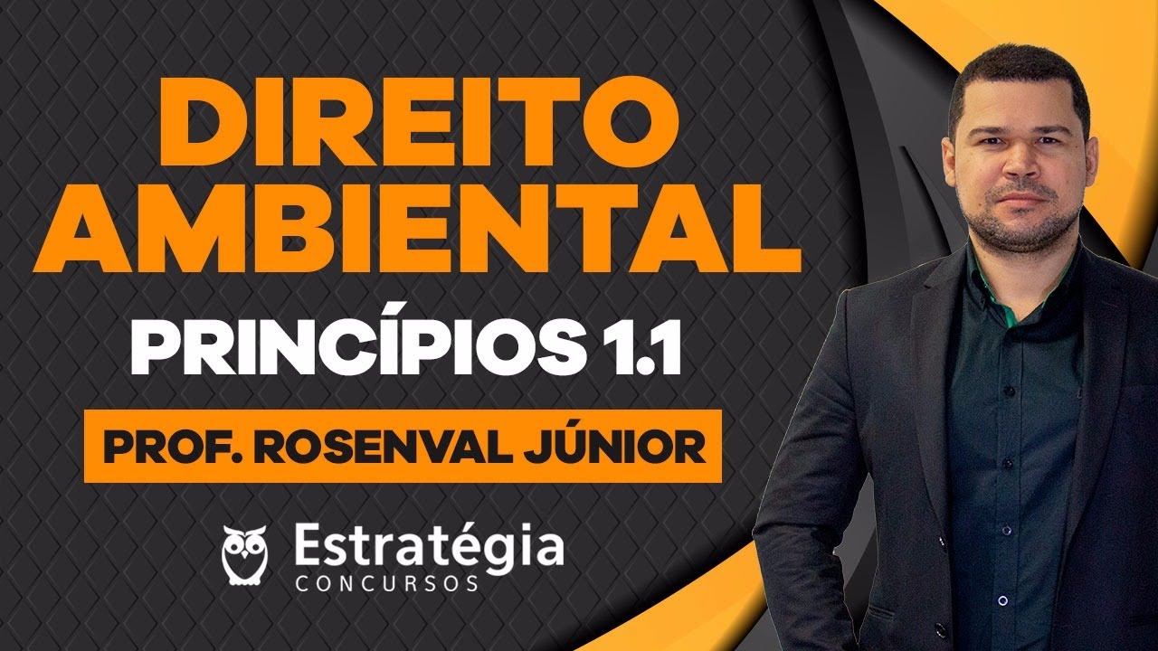 Direito Ambiental - Princípios 1.1 - Estratégia Concursos - Prof. Rosenval Júnior
