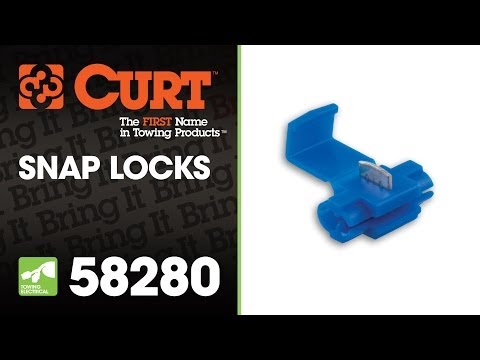 How to use a Snap Lock: CURT 58280