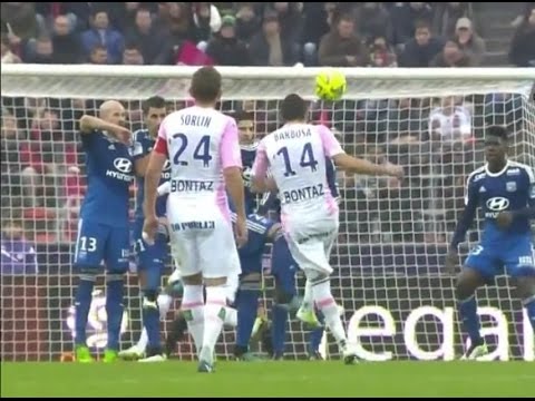 Evian TG - Lyon (2-3) Magnifique coup franc | Cédric Barbosa !