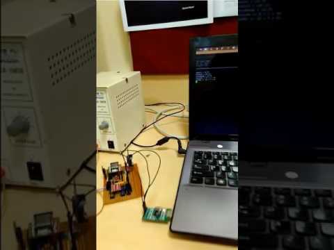 Serial output of solar tracker prototype updating sun position every 30 seconds