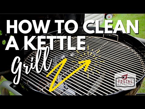 How To Clean A Weber Kettle Charcoal Grill - Deep Clean a BBQ