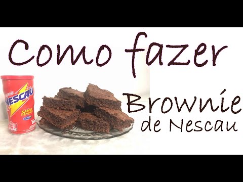 Como Fazer Brownie de nascau - MODO FACIL - Rayelle Amorim