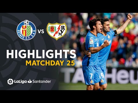 Highlights Getafe CF vs Rayo Vallecano (2-1)
