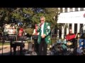 The Fabulous Bud E. Luv and his orchestra perform in downtown Palo Alto, CA