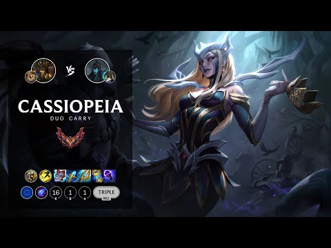Cassiopeia Bot vs Kalista - EUW Grandmaster Patch 12.12
