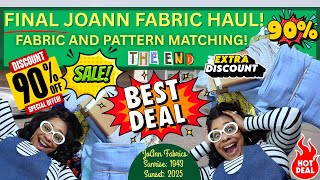 JoAnn Fabric Close-Out 90% Off Sale!!! THE BEST SALE EVER! Many New Fabrics!!!