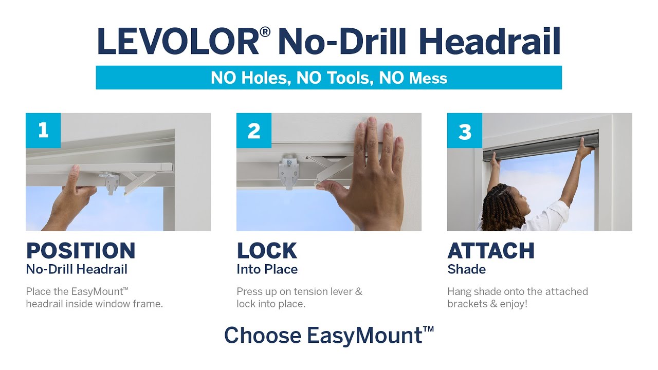 LEVOLOR No-Drill Headrail