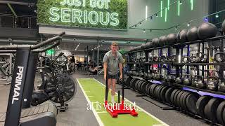 How to do a sled push