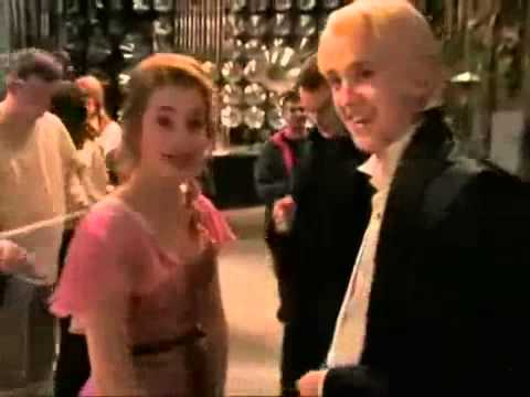 Harry Potter dance behind the scenes with Tom Felton and Emma Watson
