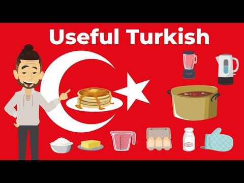 Learn Useful Turkish: Benim mutfağım - My kitchen