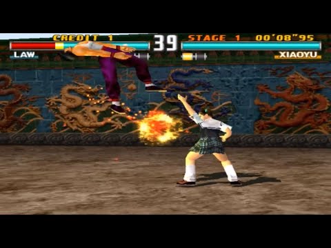Xiaoyu With Julia's Moves Gameplay - Tekken 3 (Arcade Version)