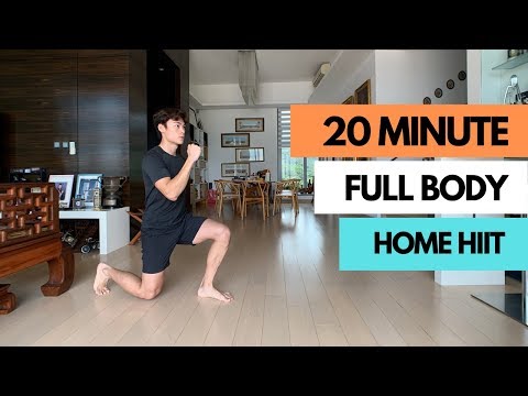 20 Minute Full Body Home HIIT (No Equipment) | Weiron Tan