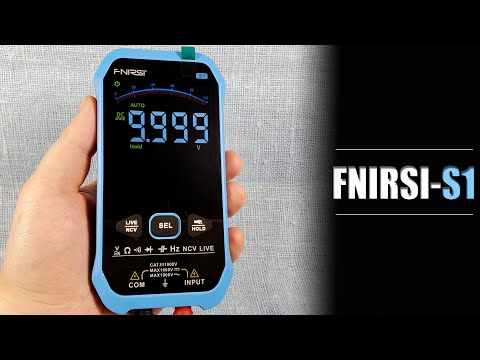 FNIRSI S1: первый мультиметр от FNIRSI на 9999 отсчетов с аккумулятором и огромным дисплеем