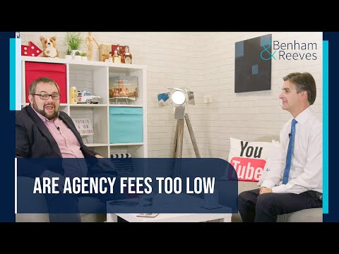 Are the fees of estate and letting agents too low?