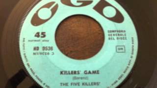 The Five Killers' - Killer's Game (WILD & OBSCURE ITALIAN ? 60's 