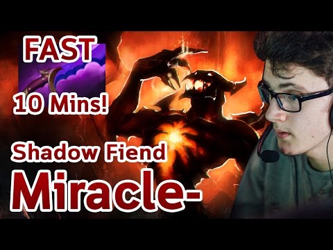 Miracle- 9K! Shadow Fiend 'FAST Shadow Blade in 10 Mins!'