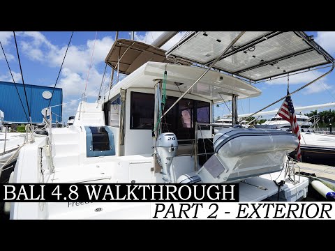 Walkthrough of 2021 Bali 4.8 "Freedom" | Part 2 Exterior | Catamaran For Sale | Brent Hermann Walkthrough of 2021 Bali 4.8 "Freedom" | Part 2 Exterior | Catamaran For Sale | Brent Hermann