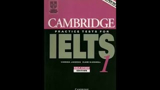 Cambridge IELTS 1-Test 1