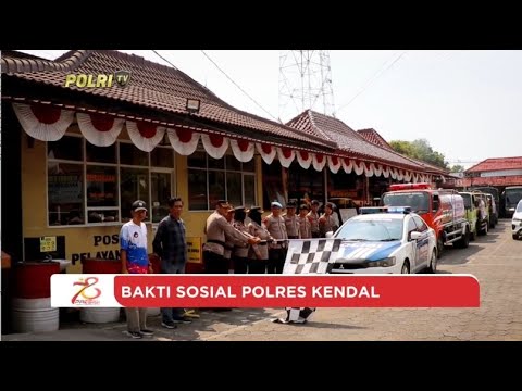 POLRES KENDAL SALURKAN AIR BERSIH