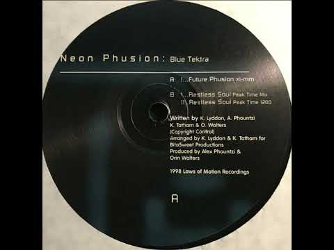 Neon Phusion  -  Blue Tektra (Restless Soul Peak Time Mix)