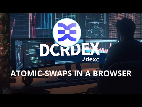 Decred DEX Standalone: Atomic-Swaps in a Web Browser