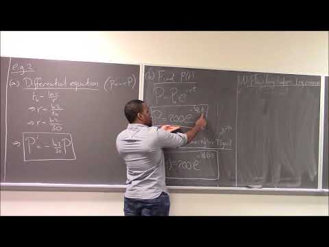 Math 1109 Lecture 25 - Exponential Growth and Decay; Continuous Compounding