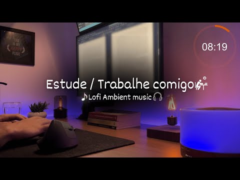 3-horas 📖 Estude e Trabalhe Comigo |⌚Pomodoro timer 3x 50-10 | 🎵Música Lofi | 🗓 Dia 4