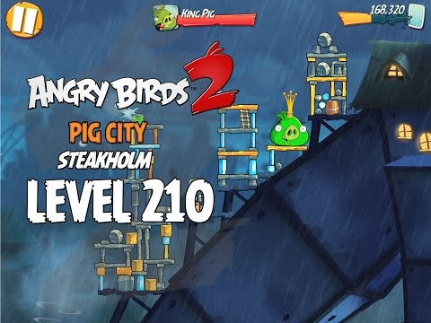 Angry Birds 2 Boss Fight 24! King Pig Level 210 Walkthrough