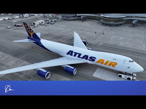 Final 747 departs Boeing