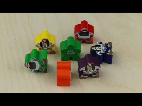 Pirate, Red - Character Meeple video