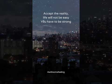 05: Be Strong... #withsomefeeling