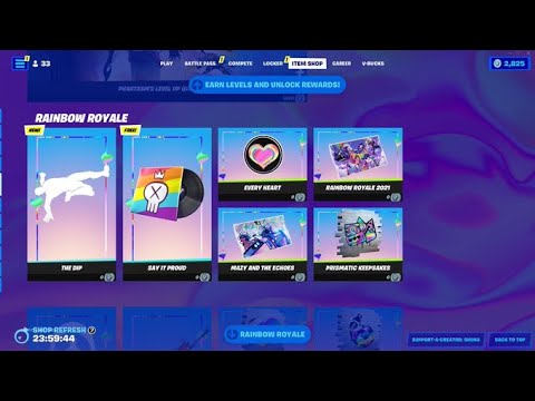 Fortnite Item Shop LOTS OF FREE ITEMS