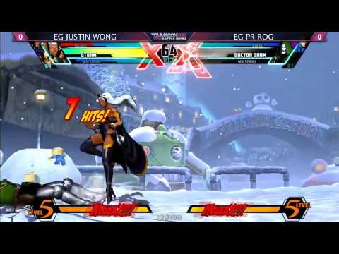 UMVC3 EG Justin Wong vs EG PR Rog FINALS YBO 2012