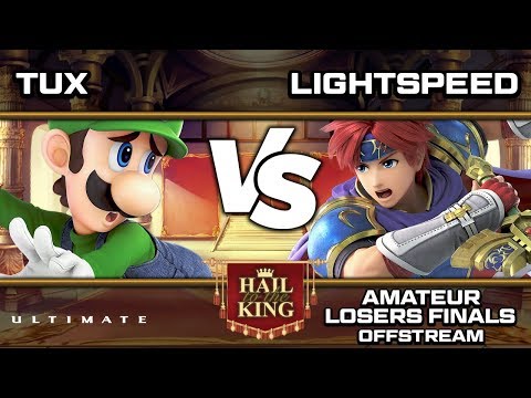 Hail To The King 4: Tux (Luigi) vs Lightspeed (Roy) - Amateur Losers Finals [Offstream]