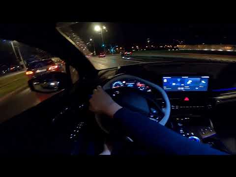 Kia Sportage | 1.6 T-GDi, 180 HP] Night POV test drive | EN 2026
