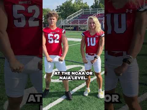 The FIRST Female College Football Player?! 🤯 #shorts #cfb #collegefootball