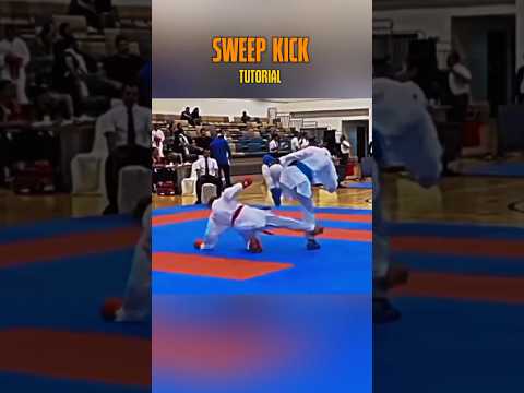 Tutorial: Sweep kick #martialarts #mma #karate #kempo #fighter