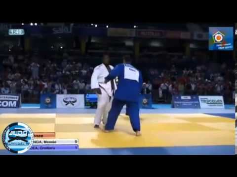 European Judo Championships Cadets Tallinn 2013 Bronze o90kg KATANGA Messie (FRA) - MIRCEA (ROU)