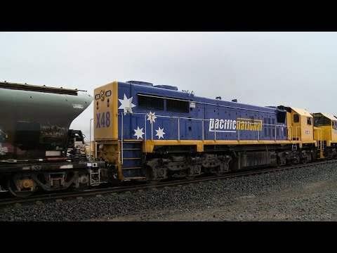 7732V Grain Train With 8101, BL30, XR558 & X48 (15/1/2021) - PoathTV Australian Trains & Railways
