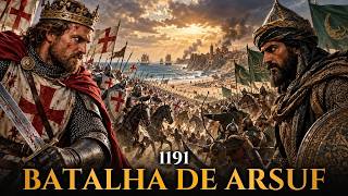 O DIA EM QUE RICARDO CORAÇÃO DE LEÃO DERROTOU SALADINO | BATALHA DE ARSUF (1191)