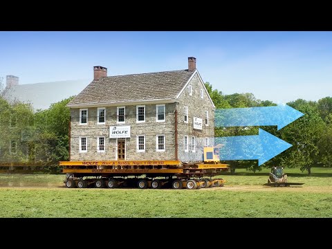 Part of a video titled How To Move a Building - YouTube