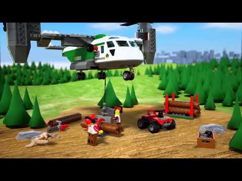 Vidéo LEGO City 60021 : L'avion cargo